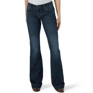 Women's Boot Cut Jeans in Deep Indigo